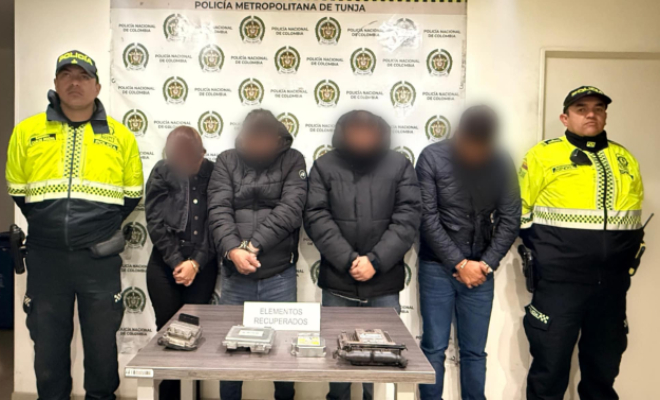 Capturas hurto a computadores de carros