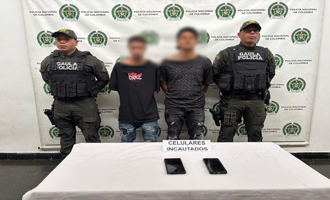 Capturados por hurto en el Volador