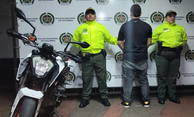 Cayó alias “Siete Segundos” por hurto a motocicletas en Villavicencio
