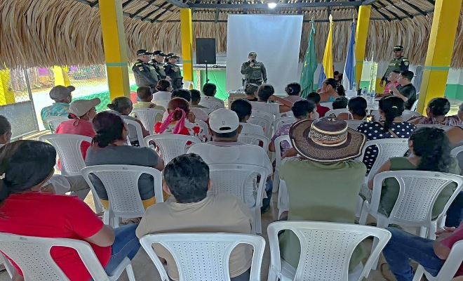 PEncuentro comunitario fortalece la convivencia en el barrio Julio Manzur, municipio de Ciénaga de Oro
