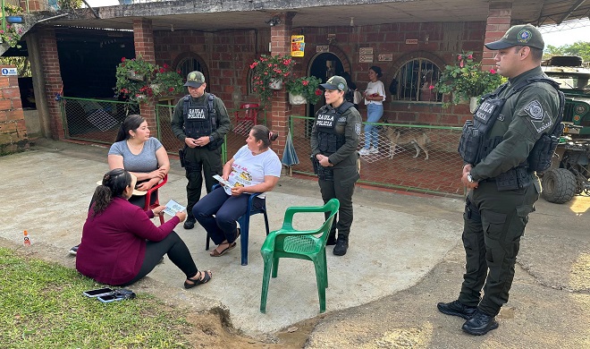 Comunidad rural contra los delitos de extorsión