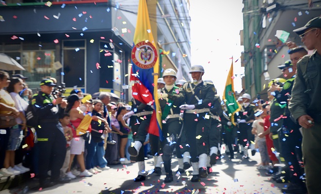 Conmemoracion del Grito de Independencia en Chinchina