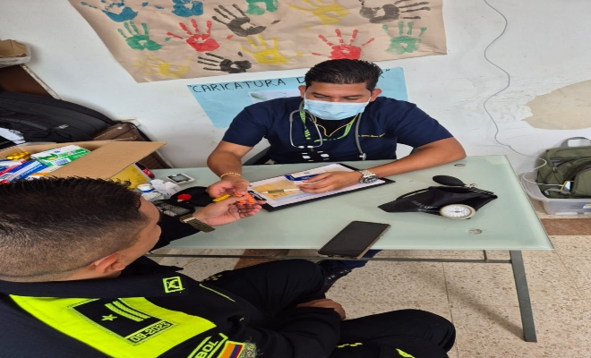 Consultas individuales y valoraciones médicas a los uniformados