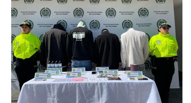 Cuatro capturados en el Guamal por venta de sustancias