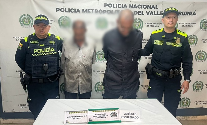 A los capturados se les hall&oacute; elementos asociados a la manipulaci&oacute;n del automotor