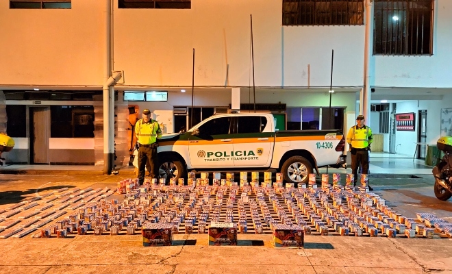 350 kilos de pólvora ilegal no llegaran a su destino