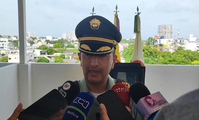 El comandante de la Institución en el departamento el comportamiento de los bolivarenses 