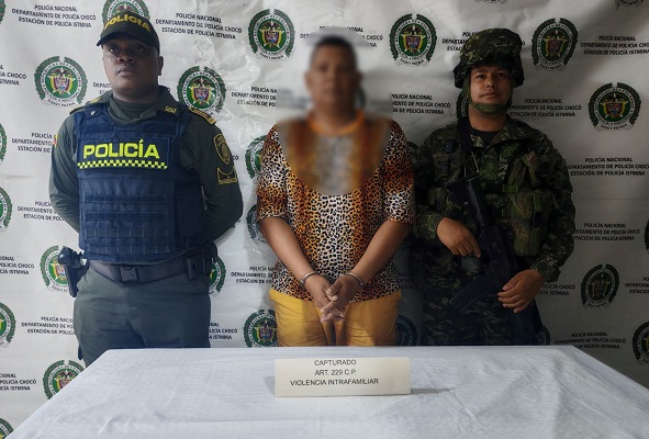 En Istmina fue capturado un hombre por violencia intrafamiliar 