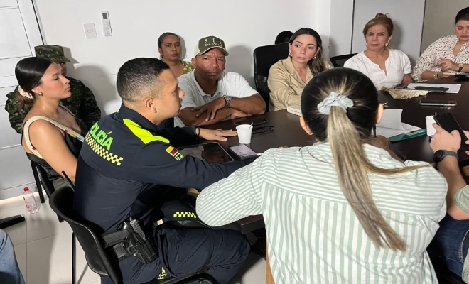 Autoridades de San Pelayo fortalecen estrategias de seguridad para las festividades de fin de año