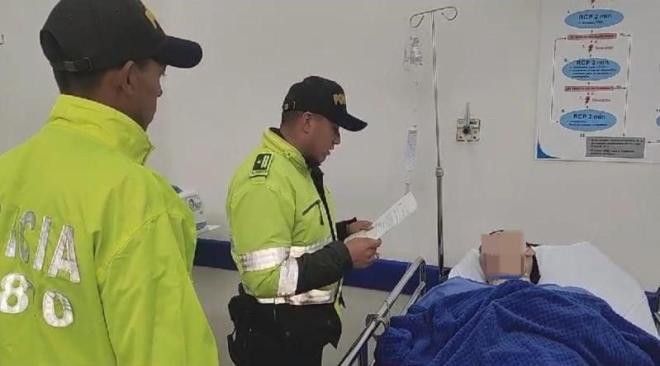 En una rápida reacción, la Policía frustró el hurto de 101 millones de pesos,  capturó a un sujeto y neutralizó a otro