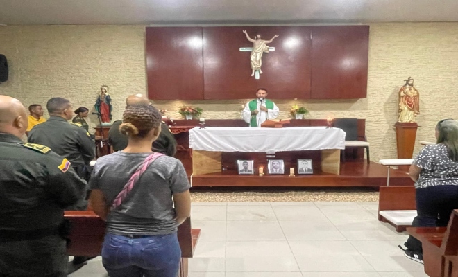 Eucaristia en conmemoracion a las victimas