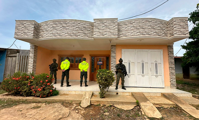 Extinción del dominio al Clan del Golfo - casa