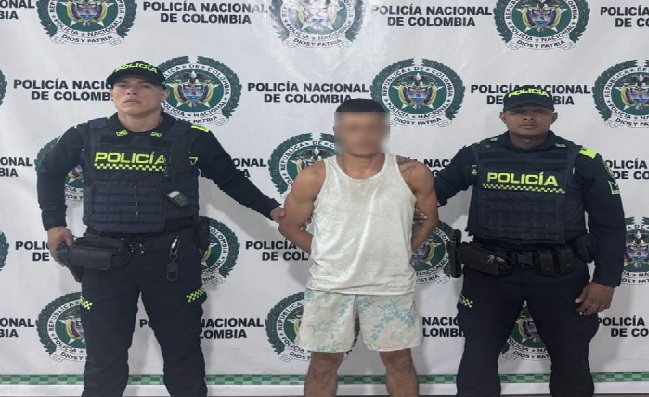 Hombre fue capturado por agredir con arma blanca a su pareja sentimental