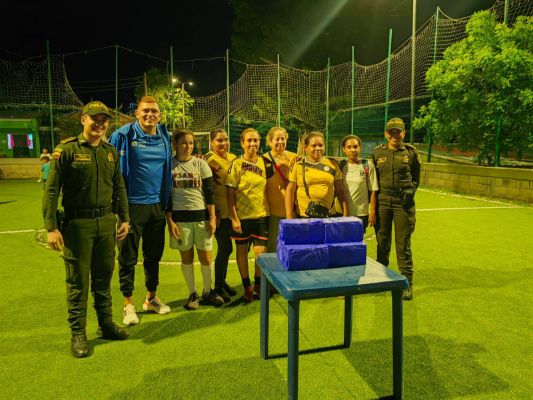 Fueron 11 equipos inscritos de los diferentes barrios de esta municipalidad