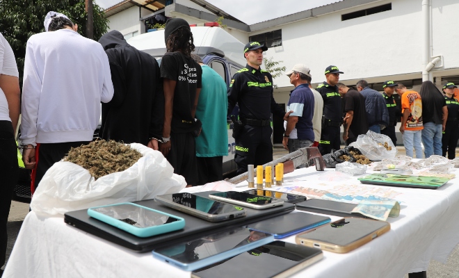 15 diligencias de allanamiento, 20 órdenes de captura y 2 capturas en flagrancia en el municipio de Chinchiná