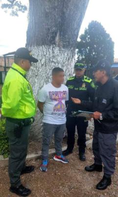 fue material suficiente para que en coordinación con la Fiscalía y CTI expidieran la orden de captura