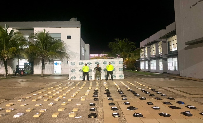 Hallazgo de 245 kilogramos de marihuana en Barrancominas