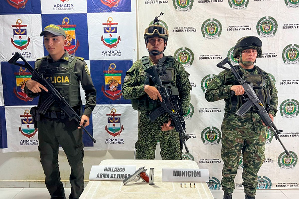 Hallazgo arma de fuego