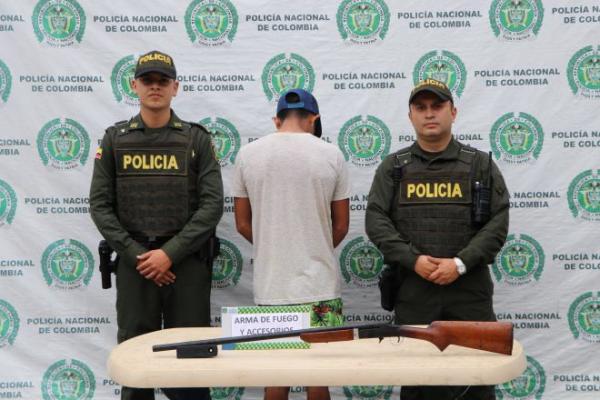 Detención en Mitú por Porte Ilegal de Arma de Fuego