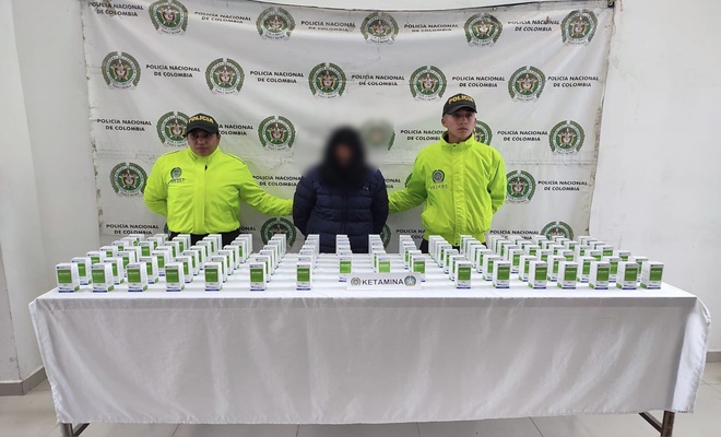 Incautación de ketamina 