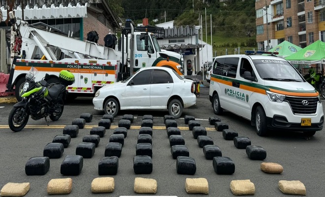 Incautados 233 kilos de marihuana 