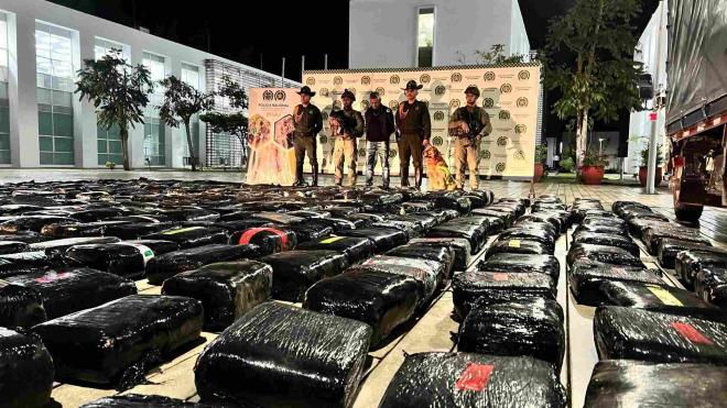 Incautación de 1.395 kilogramos de marihuana, modalidad ocultamiento