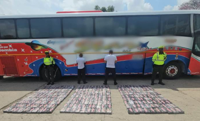 Incautación de clorhidrato de cocaína 