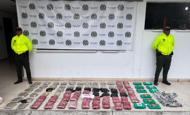 Incautación de estupefacientes en Aguachica