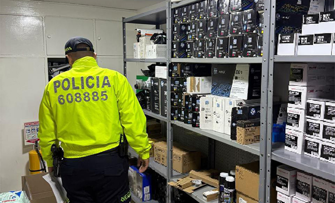 Incautación de 800 unidades de suministros falsificados