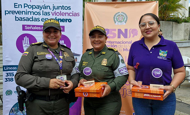 ¡NO! a la violencia contra las mujeres.