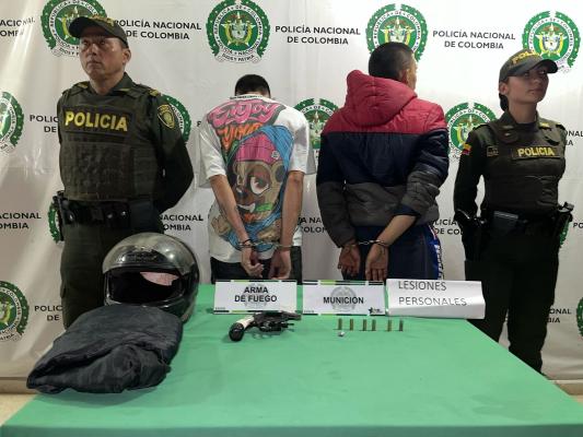 Los capturados deberán responder además por el delito de lesiones personales.