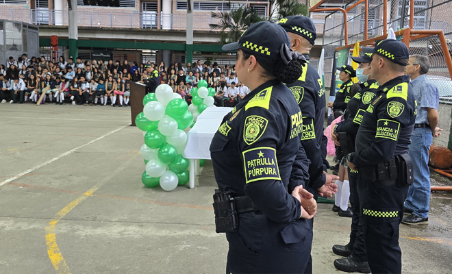 La institución educativa Alberto Lleras Camargo fue la sede del lanzamiento de la estrategia que busca garantizar la protección integral de los derechos de los niños, niñas y adolescentes en los entornos escolares.