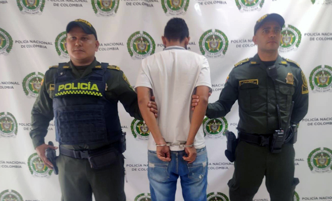 La Policía Nacional capturó a un hombre mediante judicial por el delito de hurto calificado