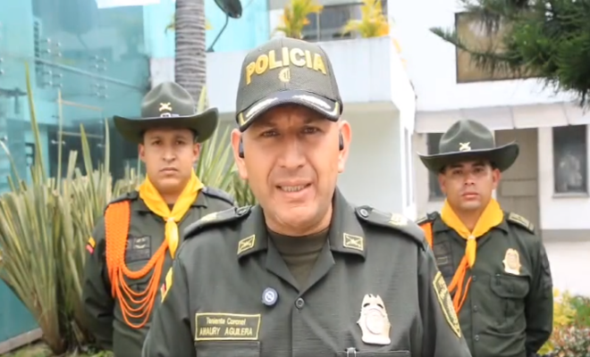 La Policía Nacional garantizó la protección al medio ambiente "Yo  cuido mi planeta"