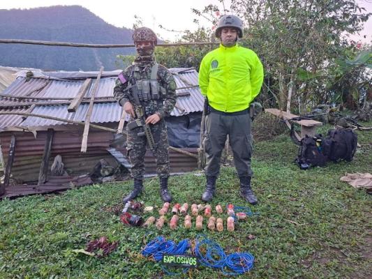 La acción ofensiva institucional se llevó a cabo en el área rural del municipio de Mesetas