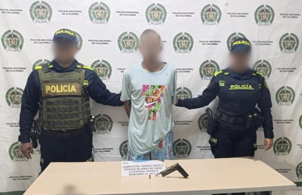 Capturado alias “Pablito Marihuana” con arma de fuego en Bolívar