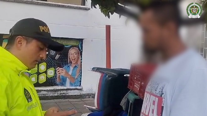 Lectura de derechos del capturado San Vicente de Chucurí