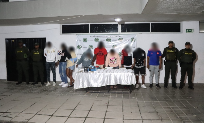 Capturados microtráfico Comuna 15