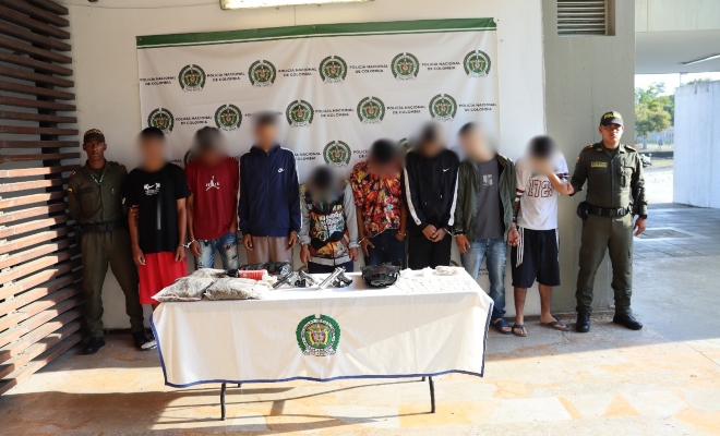 Desmantelada en Yumbo la banda ‘Los de la 10’, dedicada al microtráfico y a la instrumentalización de menores