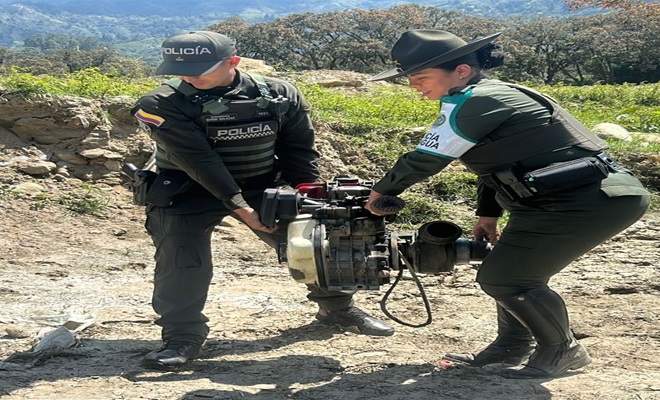 Maquinaria incautada