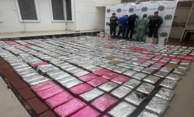 Media tonelada de marihuana incautada en el Huila
