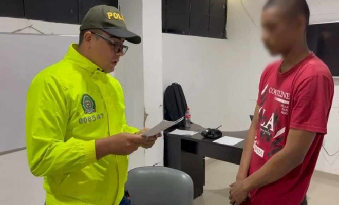 Mientras prestaba el servicio Militar en Pamplona, Norte de Santander, capturamos a peligroso homicida