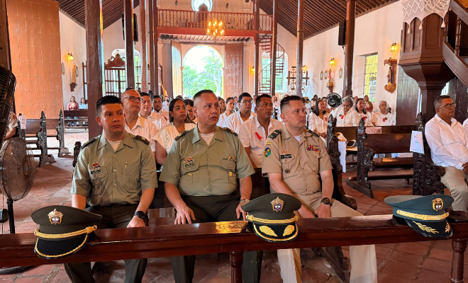 La jornada inició con la solemne celebración de un Te Deum