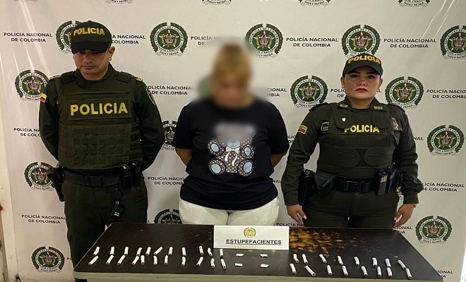 Autoridades capturan a mujer con drogas en Neiva