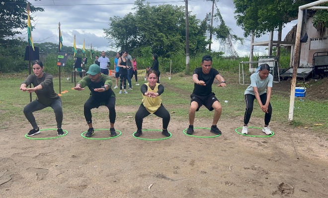 Cuerpo sano, servicio fuerte.