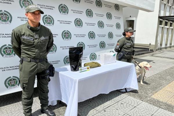 “Axel”, quien permitió la incautación de más de una libra de marihuana