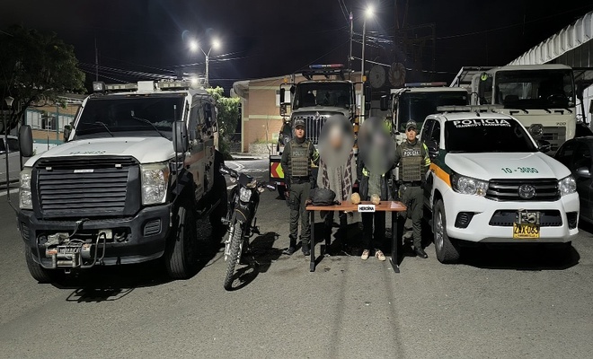 Incautan heroína en vías del departamento 