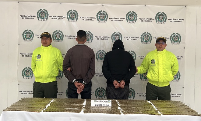 Capturados por porte ilegal de armas 