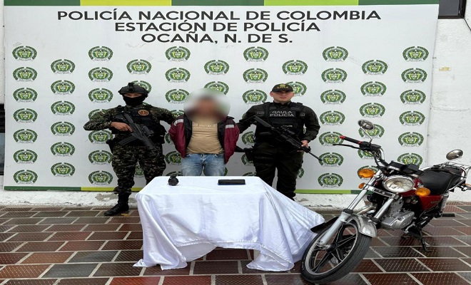 A la cárcel 'Ojitos' integrante del Frente Camilo Torres del Grupo Armado Organizado ELN.