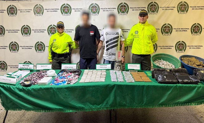 Ofensiva contra el tráfico de estupefacientes en Medellín, fueron incautadas más de 26 mil dosis